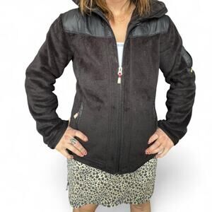 Nike acg black fleece jacket